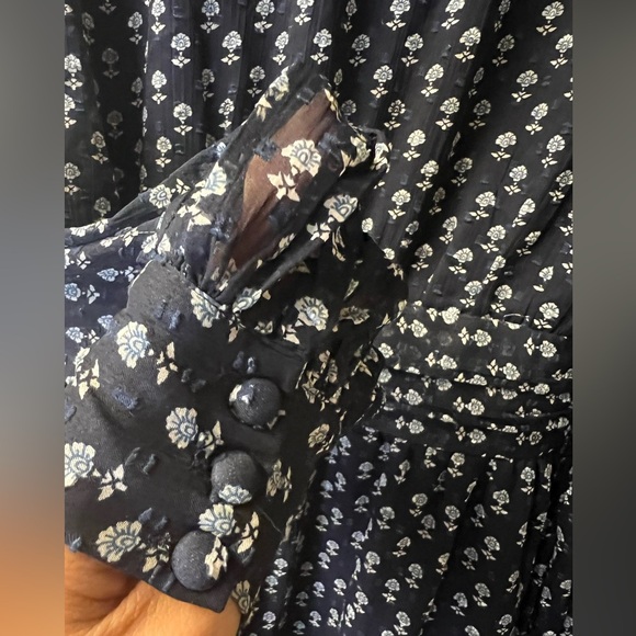 & Other Stories Navy and White Mock Neck‎ Sundress - Size 6 - Picture 10 of 13